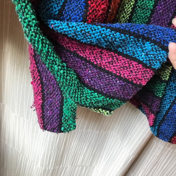 Baja Cienfeugos XL / XXL Rainbow Baja Hoodie “drug rug” “Mexican hoodie” PRIDE - Picture 7 of 11